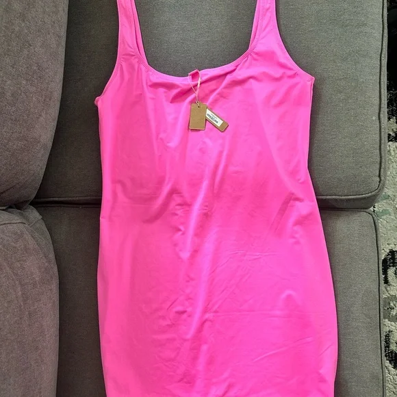 NWT Skims Swim Tank Dress | Taffy Pink | SZ. 2X - Picture 4 of 6